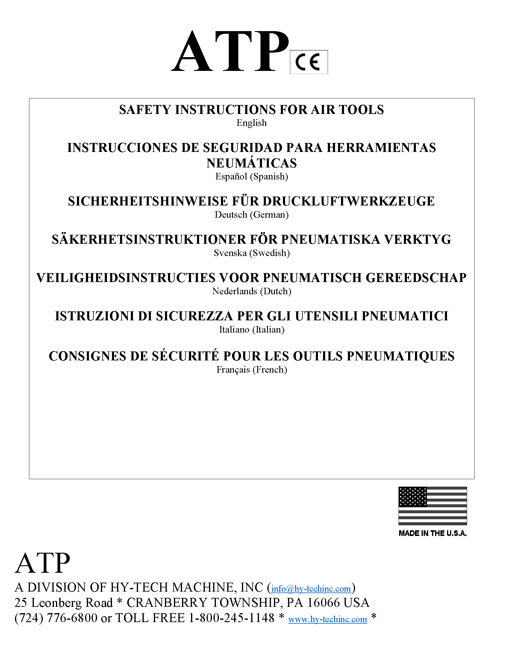 ATPSAFETYMANUAL